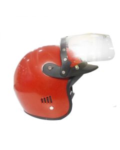 Casque De Protection Pour Moto - Rouge