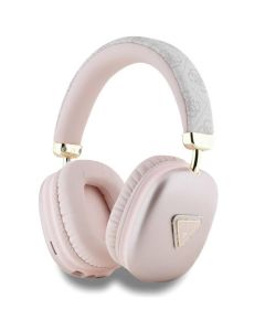 Sans Fil Guess 4g Avec Logo Triangle Rose