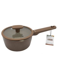 Casserole Antiadhésive Baroly 18 cm – Verre Beige
