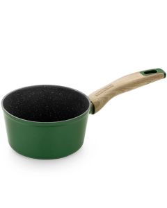 Faitout MONIX Amazonia 24cm – Effet Bois – Vert – 2L