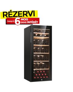 Cave à Vin 84 Bouteilles HAIER HWS84GA - Noir