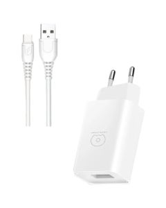 Chargeur WUW T47 2.1A Type C - Blanc