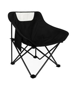 Chaise de Plage Pliante 1616H - Noir