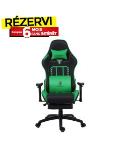 Chaise Gaming DOWINX LS-6670 Avec Accoudoirs - Vert