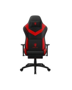 Chaise Gaming DOWINX LS-D1163N Rouge Fauteuil Gamer Massant avec Repose-Pieds