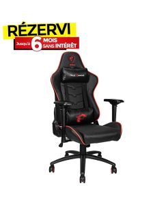 Chaise Gaming MSI Mag CH120X En Cuir PVC Avec Accoudoirs - Noir & Rouge