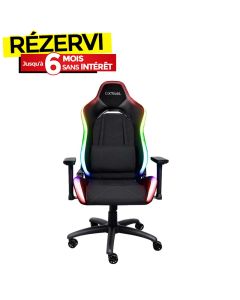 Chaise Gaming TRUST GXT 719 Ruya RGB - Noir