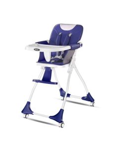Chaise Haute BABY LAND Pour Bébé - Bleu