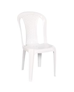 Chaise Plastique Yasmine - Blanc