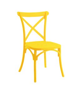 Chaise SOFPINCE Metallika - Jaune