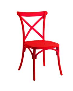 Chaise SOFPINCE Metallika - Rouge