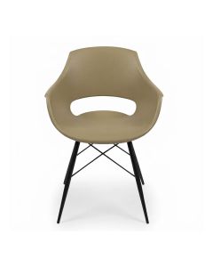 Chaise Sotufab Cosmos avec Accoudoirs Grège