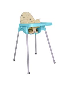 Chaise Haute PRIMA SLIM BB100-B - Bleu