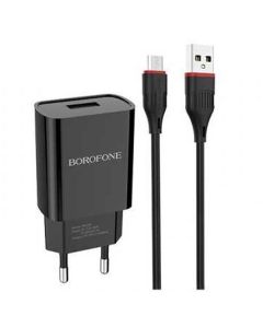 Chargeur BOROFONE BA20A Micro USB - Noir