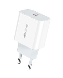 Chargeur BOROFONE BA38A Type-C PD 20W - Blanc
