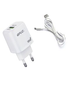 Chargeur CH-72M 18W Avec Câble Micro-USB - Blanc