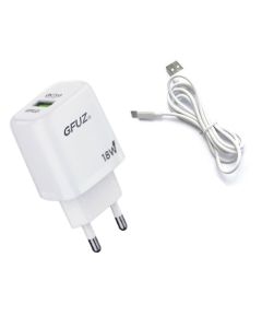 Chargeur CH-72M 18W Avec Câble Type-C - Blanc