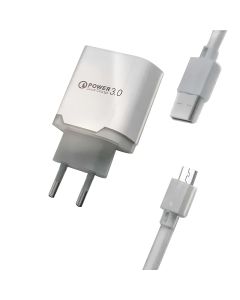 Chargeur CX160 V8 Micro-USB 20W - Blanc