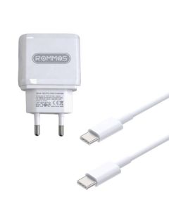 Chargeur Smartphone ROMOSS 30W Dual Port -Charge Rapide 2 Ports