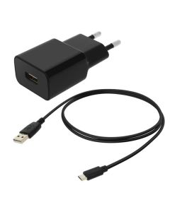 Chargeur TRAXDATA M11 Charge Rapide + Câble USB Vers Type-C - Noir