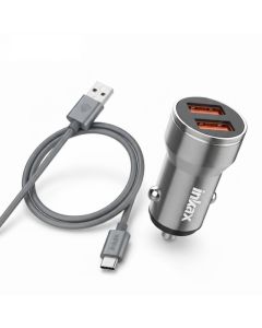 Chargeur Voiture INKAX Avec Câble Type-C CA02B - Silver