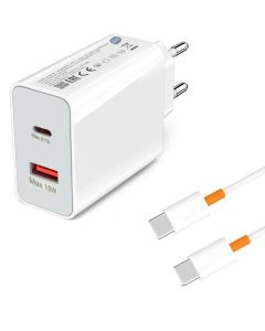 chargeur Smartphone Xiaomi rapide 67W - Blanc
