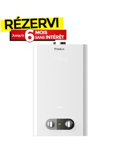 Chauffe Bain BIOLUX 10 Litres Gaz Bouteille - Blanc