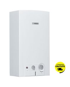 Chauffe Bain BOSCH 11 Litres Gaz Bouteille A Pile - Blanc