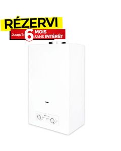 Chauffe Bain CHAFFOTEAUX BRD 10 Litres Gaz Naturel - Blanc