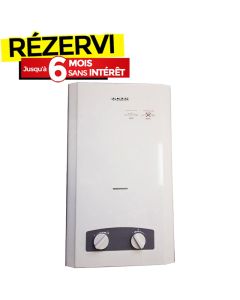 Chauffe Bain OCEAN 10 Litres Gaz Naturel - Blanc