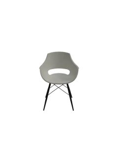 Chaise SOTUFAB COSMOS CHP0059 Avec Pieds Chromées - Blanc