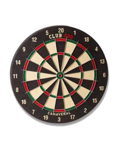 Cible de Flechettes DECATHLON Pointes Acier Club 500 - Noir