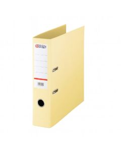 Classeur A Levier COSTO PP/PP D75 Jaune Pastel