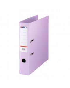 Classeur à Levier COSTO A4 Violet Pastel Dos 75 mm – 2 Anneaux