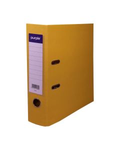 Classeur à Levier PURPLE Plastipap Dos 75 mm - Jaune | Papeterie