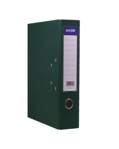 Classeur à Levier PURPLE Plastipap Dos 75 mm - Vert | Papeterie