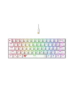 Clavier Blanc Gamer Filaire HAVIT KB903L RGB BACKLIT