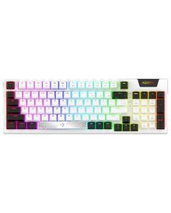 Clavier Gaming Mécanique AQIRYS ADARA Anti-ghosting RVB Blanc