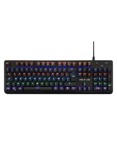 Clavier Gamer Filaire G-LAB KEYZ CARBON V3 Switch Bleu RGB - Noir