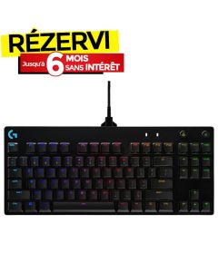 Clavier Gamer Filaire LOGITECH G PRO Mécanique - Noir