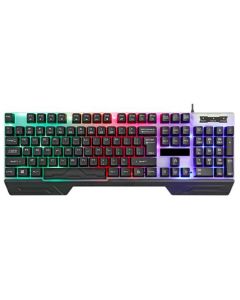 Clavier Gamer Filaire Semi Mécanique KB-100 AZERTY RGB - Noir