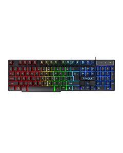 Clavier Gamer Filaire T-WOLF T20 AZERTY RGB - Noir