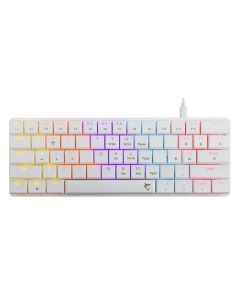 Clavier Gamer Filaire WHITE SHARK Nagamaki Blanc/Rouge