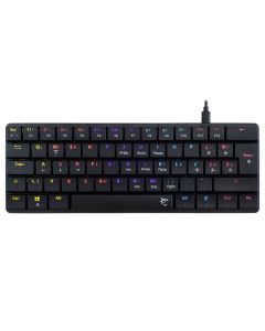 Clavier Gamer Filaire WHITE SHARK Nagamaki Noir/Rouge