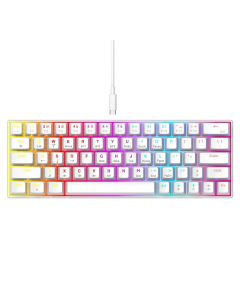 Clavier Gamer Mécanique T-WOLF CLAV-T30 Blanc