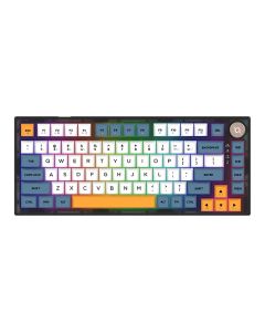 Clavier Gamer Sans Fil AQIRYS Switch bleu LIBERTAS RGB - Blanc