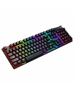 Clavier Gamer Filaire T-WOLF T17 Noir Rétroéclairé RGB