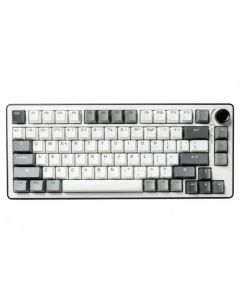 Clavier Sans Fil Gaming G-LAB keys Elite 300 RGB - Blanc et Gris