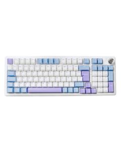 Clavier Blanc et Bleu G-LAB Keys Elite 400 RGB Triple Mode