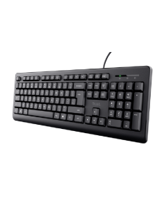 Clavier Filaire TRUST PRIMO AZERTY Français - Noir